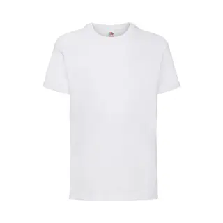 Fruit Of The Loom Kinder / Kinderen Unisex Valueweight T-shirt Met Korte Mouwen (Wit)
