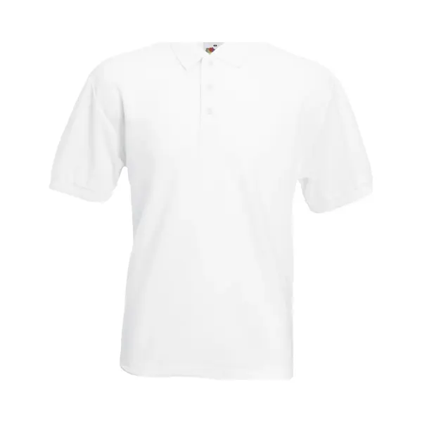 Fruit Of The Loom Herren Regular Fit Poloshirt 65/35 634020, Einfarbig, Gr. Large, Weiß (Weiß 30) thumbnail