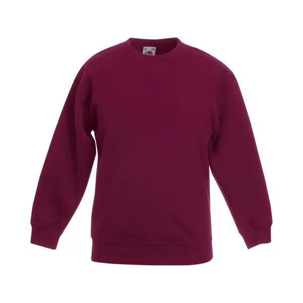 Fruit Of The Loom - Kinder Classic Set-In Sweater - Rood - 134-146 thumbnail