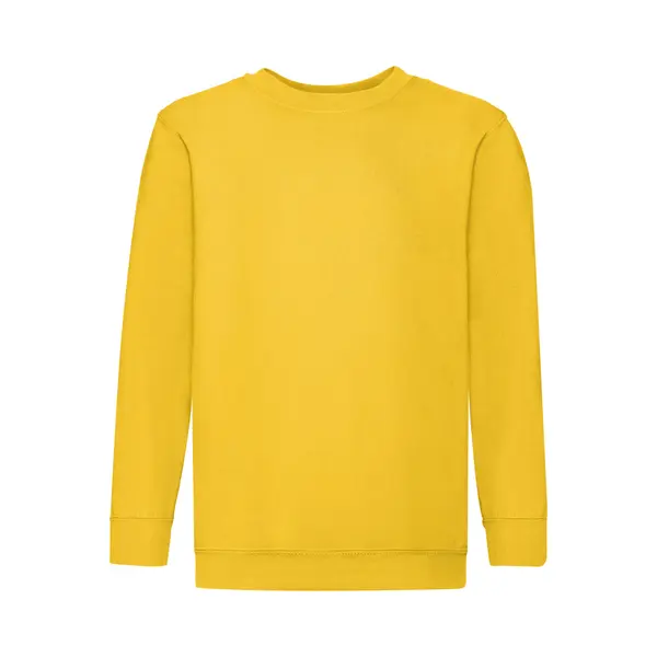 Fruit Of The Loom Jungen Regular Fit Sweatshirt, Gelb (Sonnenblumengelb 34), Gr. 104 Cm (Herstellergröße, 3/4 Jahre ) thumbnail