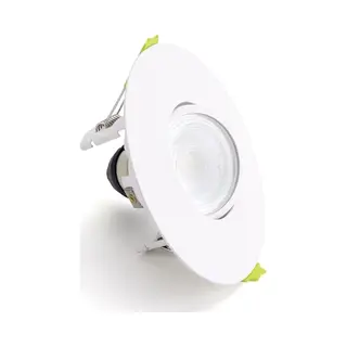 Integral Inbouwspot Wit Rond Kantelbaar | Zaagmaat 7-10cm | Incl. GU10 Fitting Excl. Lichtbron | GU10