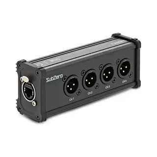 SubZero 4-kanalen Xlr (M) - Cat5/Ethernet Netwerkverlenger