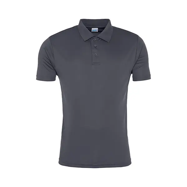 Just Cool - Cool Smooth Polo - Charcoal (Solid) Maat Xxl thumbnail