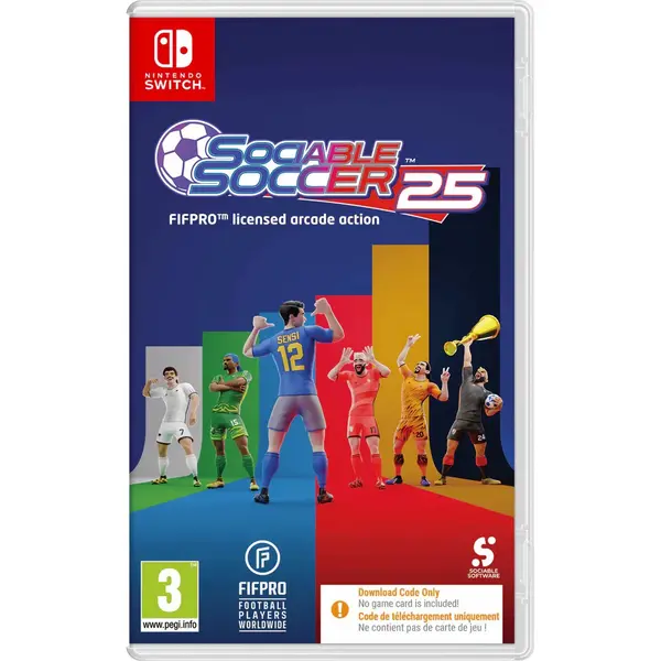 Nintendo Games Switch Sociable Soccer 25 Code In Box Veelkleurig thumbnail