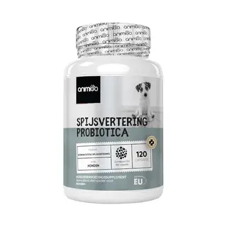 animigo Probiotika Für Die Verdauung Bei Hunden - 120 Darm Kapseln - Geeignet Für Kleine Bis Große Hunde - Mit Lactobacillus, Leinsamen - Alternativ Zu