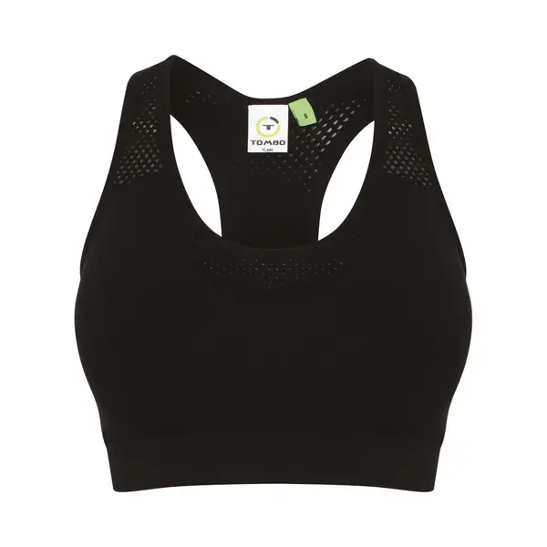Tombo, Sport-Bh, Brassière Sans Coutures Damen (Xs), Schwarz thumbnail
