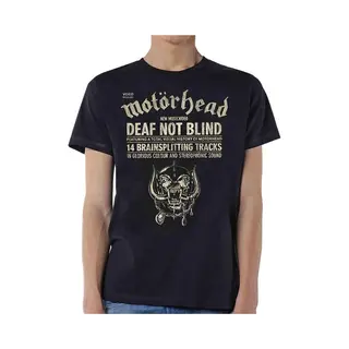 Rock Off Motorhead - Deaf Not Blind Heren T-shirt - S - Zwart