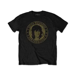 Rock Off The Rolling Stones - Keith For President Heren T-shirt - Xl - Zwart