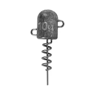 Fox Rage Corkscrew Bullet Jig Heads - 3 Schraubkopf Jighaken, Gewicht, 15g