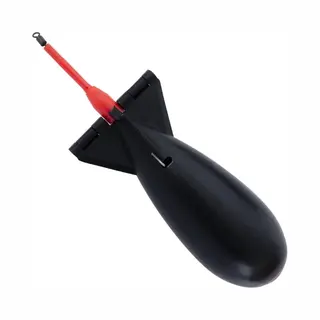 Spomb Midi X 16, 1x7, 2x5, 8cm Futterrakete, Farbe, Schwarz