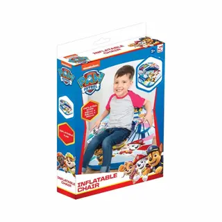 Paw Patrol Blue Inflatable Chair - Size, 18.5 X 29 X 4.5 - Wilko