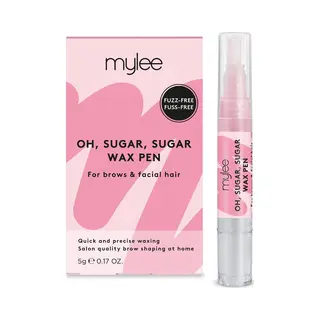 Mylee Oh Sugar, Sugar Waxing-Stift + 20x Waxing-Streifen - Professioneller Wachsstift Mit Zuckerformel Ohne Erhitzen, Ideal Zur Enthaarung Von