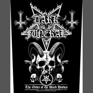 Dark Funeral RÜCkenaufnÄHer Backpatch # 11 Order Of The Black Hordes 36x29cm
