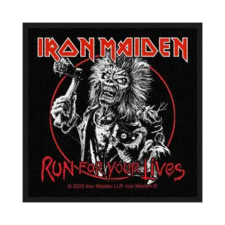 Iron Maiden Run For Your Lives Patch Multicolor