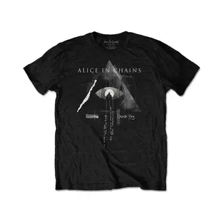 Alice In Chains Fog Mountain T-Shirt In Black | Size, Small