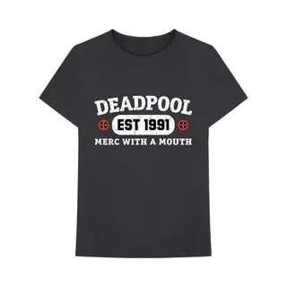 Marvel Deadpool Merc With A Mouth T Shirt In Black