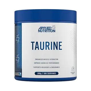 Applied Nutrition Taurine Powder 1000mg - Pure & Natural Supplement For Enhanced Muscle Hydration, Recovery, & Endurance - Ideal For Workout & Bodybuilding - Supports