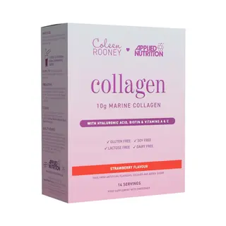 Applied Nutrition Colleen Rooney Marine Collagen Stick Packs Strawberry Beauty Support Flavour - 14 Stick Packs