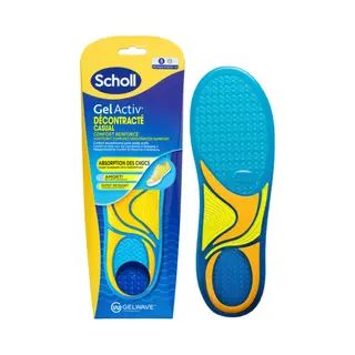 Scholl GelActiv Inlegzolen Voor Casual Schoen Voor Vrouwen Met Memory Foam En GelWave Technologie De Hele, Zolen, Geel