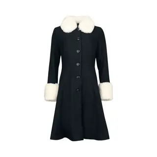 Voodoo Vixen Coat Black White