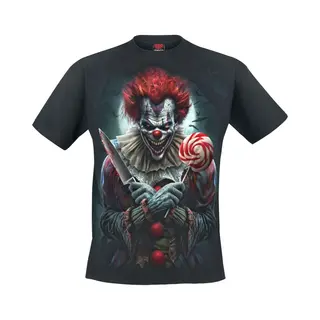 Spiral Trick Or Treat T-Shirt Black