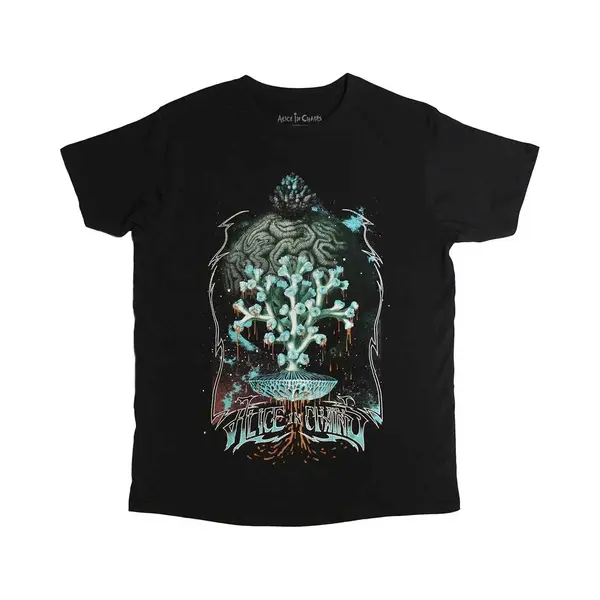Rock Off Alice In Chains - Spore Planet Heren T-shirt - 2XL - Zwart thumbnail