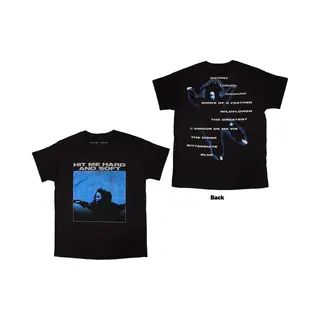 Billie Eilish Hit Me Hard & Soft Tracklist T-Shirt In Black | Size, Large