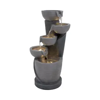 Monster Shop Elektrischer Gartenbrunnen Mit Led – Illusion Lagoon Wasserspiel Für Außenbereich