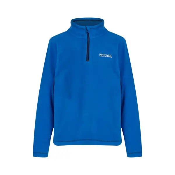 Regatta Hot Shot Ii Kinder Fleece-Jacke Mit Halbem Reißverschluss Xxxxx-Large Oxford Blue/Navy thumbnail