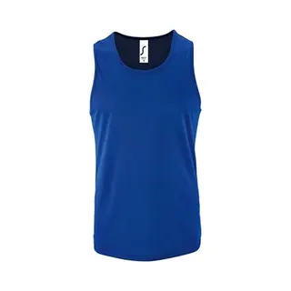 Sol'S Men's Performance Tank Top In Blue | Size, Medium