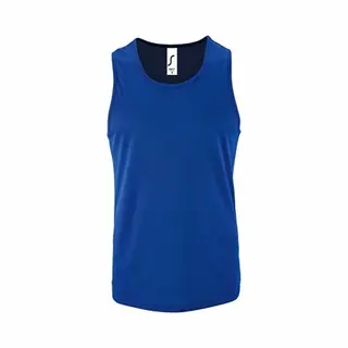 Sol'S Men's Performance Tank Top In Blue | Size, Xl