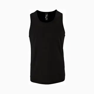 Sol'S Men's Performance Tank Top In Black | Size, Medium