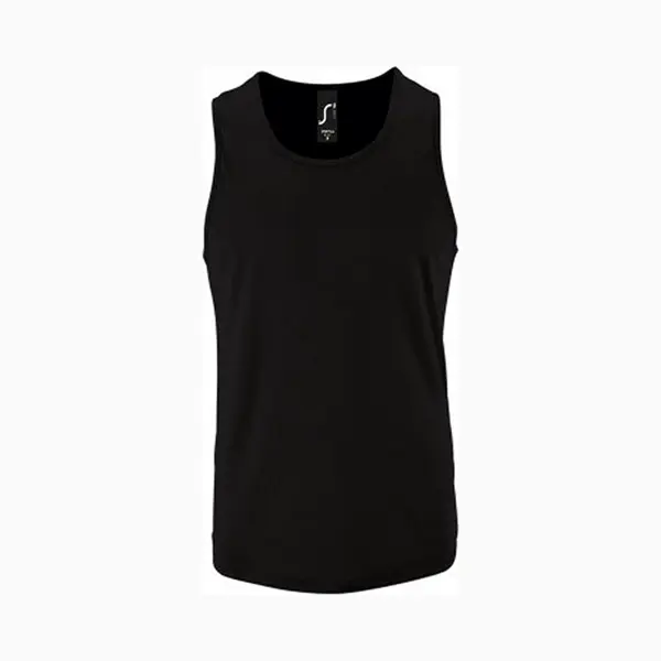 Sol'S Men's Performance Tank Top In Black | Size, Medium thumbnail