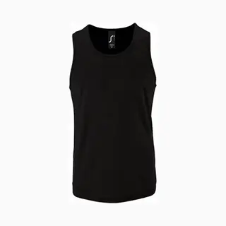 Sol'S Men's Performance Tank Top In Black | Size, Large