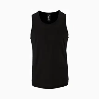 Sol'S Men's Performance Tank Top In Black | Size, Small