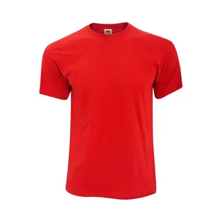 Fruit Of The Loom Herren T-Shirt Original T 61-082-0 Red 3XL