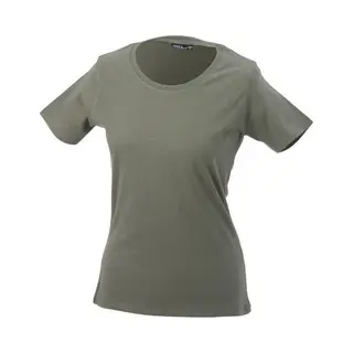 James & Nicholson James And Nicholson Dames/dames Basic T-Shirt (Olijf)