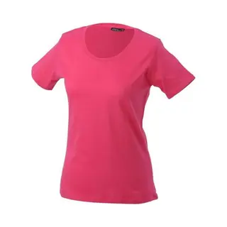 James & Nicholson James And Nicholson Dames/dames Basic T-Shirt (Roze)