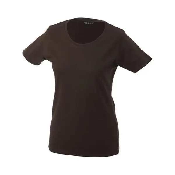 James & Nicholson James And Nicholson Dames/dames Basic T-Shirt (Bruin) thumbnail
