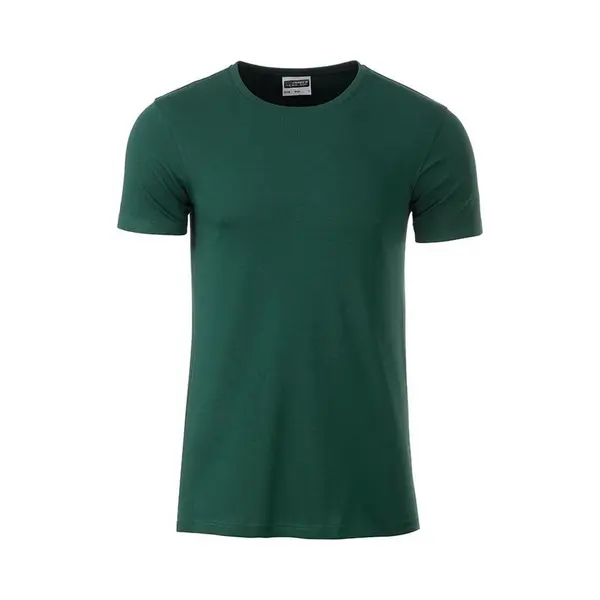 James & Nicholson James And Nicholson - Heren Standaard T-Shirt (Donkergroen) thumbnail