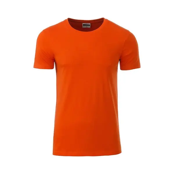 James & Nicholson James And Nicholson - Heren Standaard T-Shirt (Oranje) thumbnail