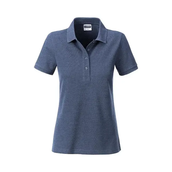 James & Nicholson James And Nicholson Vrouwen/dames Basic Polo (Licht Denimmelange) thumbnail