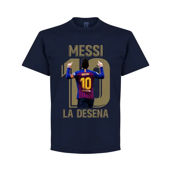 Retake Messi La Desena T-Shirt - Navy - S thumbnail