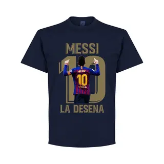 Retake Messi La Desena T-Shirt - Navy - Xl