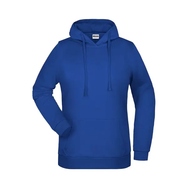 James & Nicholson James And Nicholson Vrouwen/dames Basic Hoodie (Donker Koninklijk) thumbnail