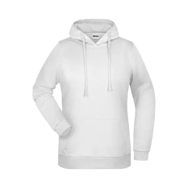 James & Nicholson James And Nicholson Vrouwen/dames Basic Hoodie (Wit) thumbnail