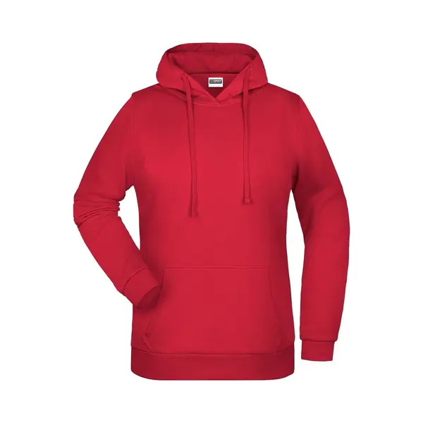 James & Nicholson James And Nicholson Vrouwen/dames Basic Hoodie (Rood) thumbnail