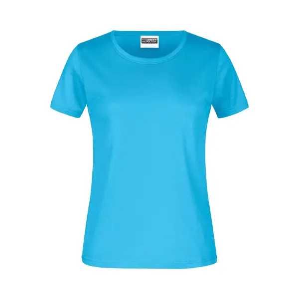 James & Nicholson James And Nicholson Dames/dames Ronde Hals Basic T-Shirt (Turquoise) thumbnail