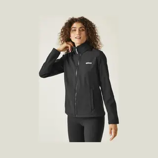 Regatta 'connie V' Softshell Walking Jacket In Black