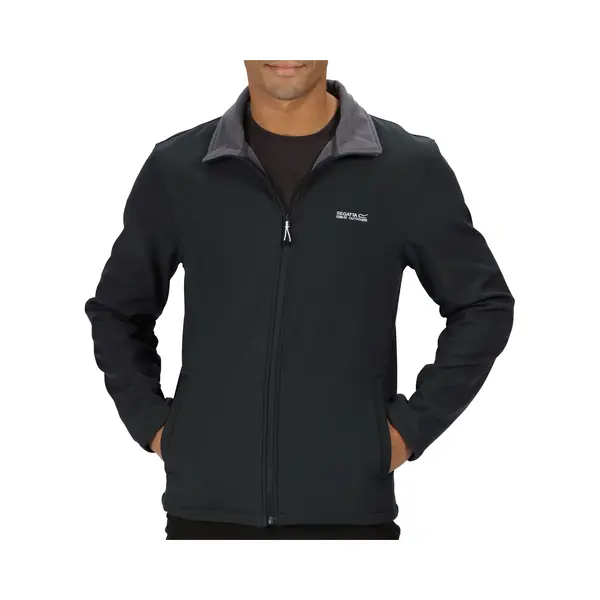 Regatta Men's Cera Softsell Outdoor Summer Jacket, Water Repellent, Wind Resistant & Stretchable - Perfect For Walking, Hiking & Camping thumbnail